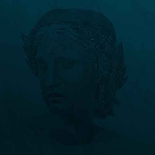 Representação do símbolo do real em estilo de gravura, utilizada como elemento visual sobre tributação